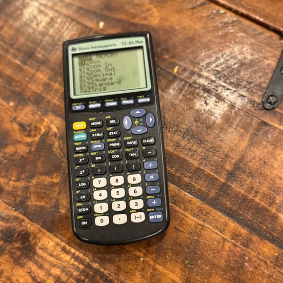 Texas Instruments TI-83 Plus Graphing Calculator Black - Picture 4 of 6